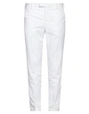Pt Torino Man Pants White Size 34 Cotton, Lyocell, Elastane