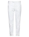 Pt Torino Man Pants White Size 36 Cotton, Lyocell, Elastane