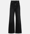 Acne Studios 2022 High-rise Wide-leg Jeans In Black