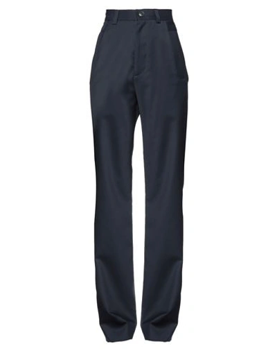 Vivienne Westwood Woman Pants Midnight Blue Size 6 Virgin Wool In Blue