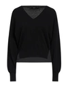 Seventy Sergio Tegon Woman Sweater Black Size M Wool, Cashmere