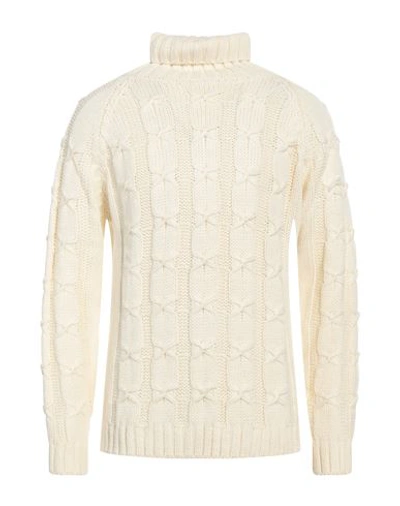 Sseinse Man Turtleneck Ivory Size L Acrylic, Wool In White