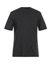Sseinse Man T-shirt Black Size Xl Cotton, Polyester