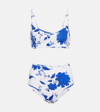 Emilia Wickstead Alicia Printed Bikini In Multicoloured