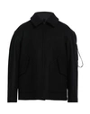Hevo Hevò Man Jacket Black Size 40 Pure Virgin Wool Iws, Polyamide