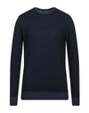 Jeordie's Man Sweater Midnight Blue Size Xl Merino Wool
