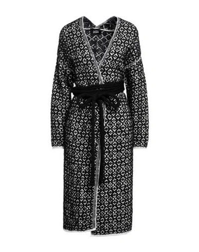 Alpha Studio Woman Cardigan Black Size 4 Synthetic Fibers, Wool, Polyamide, Alpaca Wool, Cashmere