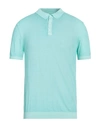 Ne Pas Man Sweater Turquoise Size Xxl Cotton In Blue