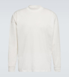 The Row Drago Long Sleeved Cotton T-shirt In White