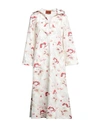 Colville Woman Midi Dress Ivory Size 10 Cotton In White