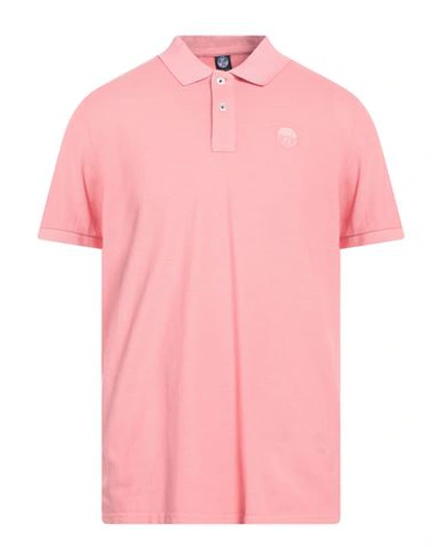 North Sails Man Polo Shirt Pink Size Xxl Cotton