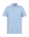 North Sails Man Polo Shirt Light Blue Size Xxl Cotton