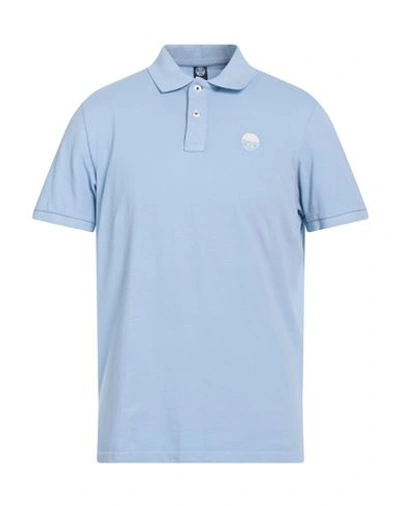 North Sails Man Polo Shirt Light Blue Size Xxl Cotton