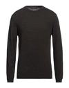 Daniele Fiesoli Man Sweater Steel Grey Size L Merino Wool, Polyamide, Cashmere