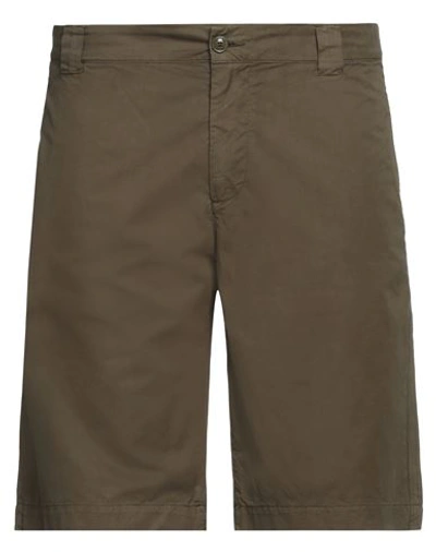 Woolrich Man Shorts & Bermuda Shorts Military Green Size 29 Cotton