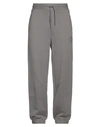 Msgm Man Pants Grey Size M Cotton, Polyester
