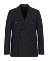 Pt Torino Man Suit Jacket Midnight Blue Size 42 Virgin Wool, Elastane In Blue