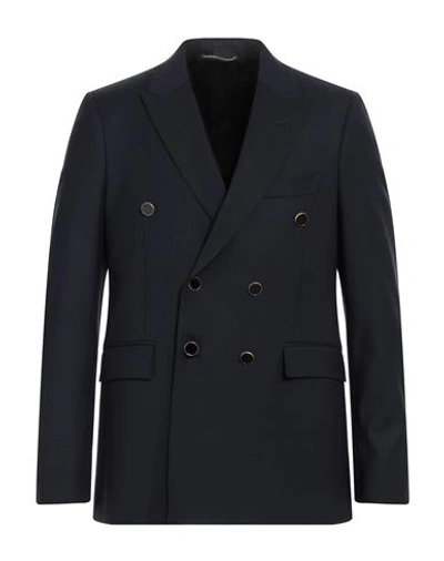 Pt Torino Man Suit Jacket Midnight Blue Size 42 Virgin Wool, Elastane