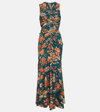 Ulla Johnson Gwynne Cutout Cotton Midi Dress In Multicoloured