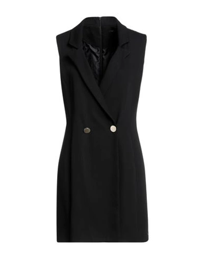 Armani Exchange Woman Short Dress Black Size 4 Lyocell
