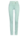 Marani Jeans Woman Pants Light Green Size 4 Cotton, Polyamide, Elastane