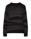 Fabiana Filippi Woman Sweater Black Size 6 Virgin Wool, Silk, Cashmere, Alpaca Wool, Viscose