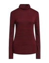 Isabel Marant Étoile Marant Étoile Woman Turtleneck Burgundy Size 8 Viscose, Polyamide, Elastane In Red