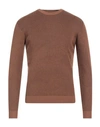 Sseinse Man Sweater Brown Size Xxl Viscose, Nylon