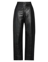 Nynne Woman Pants Black Size 4 Soft Leather