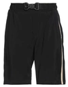 Masterpiece Of Rêver Paris Man Shorts & Bermuda Shorts Black Size S Viscose, Polyester