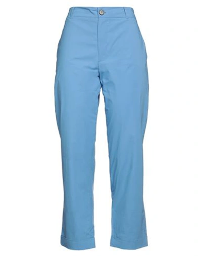 Pdr Phisique Du Role Woman Pants Light Blue Size 0 Cotton, Elastane