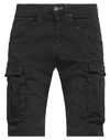 Displaj Man Shorts & Bermuda Shorts Black Size 28 Cotton, Elastane
