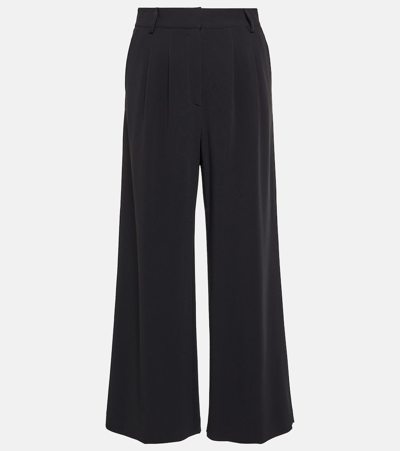 Etro High-rise Wide-leg Pants In Black