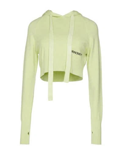 Hinnominate Woman Sweater Light Green Size M Viscose, Polyester, Polyamide