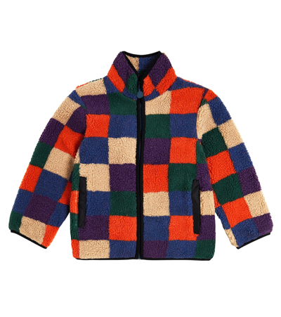 Stella Mccartney Kids' Patchwork Jacket In Multicoloured
