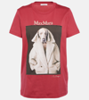 Max Mara Valido Dog T-shirt In Lampone