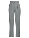 Agnona Woman Pants Grey Size 2 Wool, Cotton, Viscose, Rubber, Polyamide
