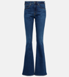 Veronica Beard Beverly High-rise Flared Jeans In Blue