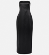 The Row Reeta Wool And Silk Maxi Dress In Black