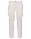40weft Woman Pants Light Pink Size 2 Cotton, Elastane
