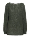 Tsd12 Woman Sweater Dark Green Size Onesize Acrylic, Wool, Polyamide, Mohair Wool