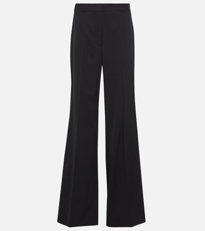 Stella Mccartney Wool-blend Pants In Black
