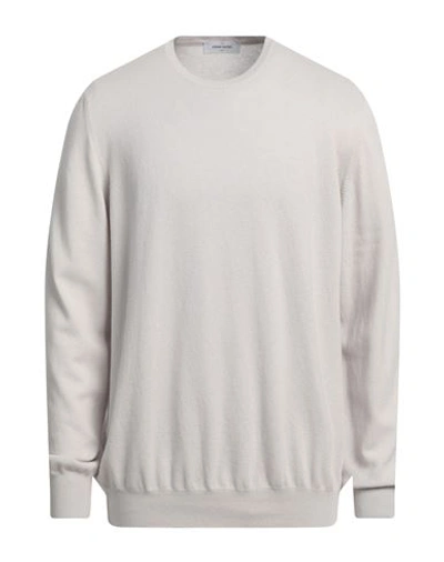 Gran Sasso Man Sweater Light Grey Size 46 Virgin Wool, Viscose, Cashmere