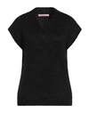 Noodle Italia Woman Sweater Black Size S Mohair Wool, Wool, Acrylic, Polyamide, Elastane
