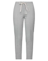 Alysi Woman Pants Grey Size 2 Polyester, Virgin Wool, Elastane
