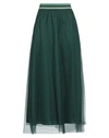 Niū Woman Maxi Skirt Emerald Green Size S Polyamide