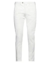 B Settecento Man Pants Ivory Size 38 Cotton, Elastane In White