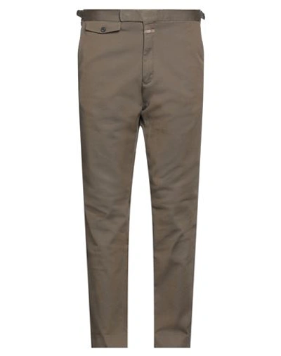 Closed Man Pants Khaki Size 36 Cotton, Elastane In Beige