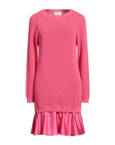 Vicolo Woman Short Dress Magenta Size Onesize Cotton