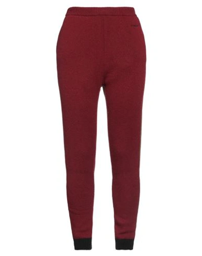 Marni Woman Pants Burgundy Size 6 Cashmere In Red